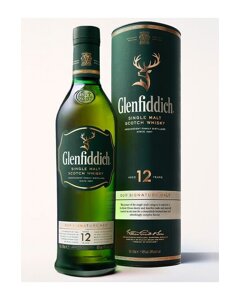 Glenfiddich 12 Yo Single Malt Scotch Whisky product photo