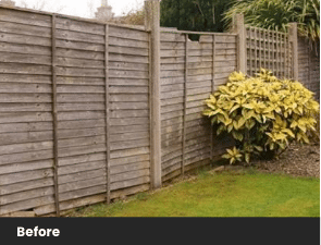 wooden fence replacement