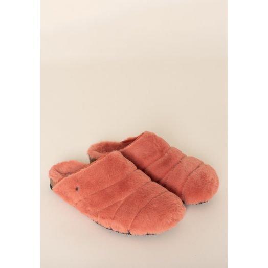 Brakeburn | Fluffy Slippers - Coral