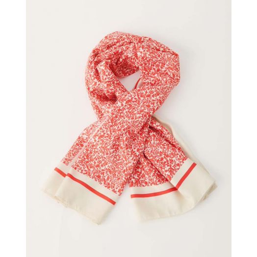 Part Two | Namira Print Scarf -Cayenne Red