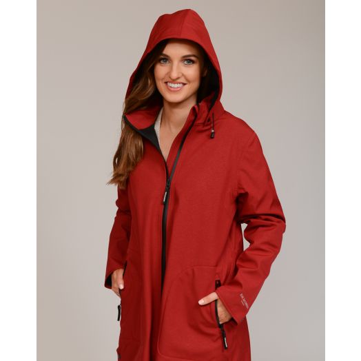 Ilse Jacobsen | Softshell Raincoat 128 - Rhubarb Red 