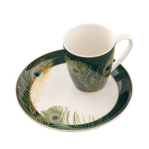 Belleek | Aynsley Peacock Mug And Tray Set