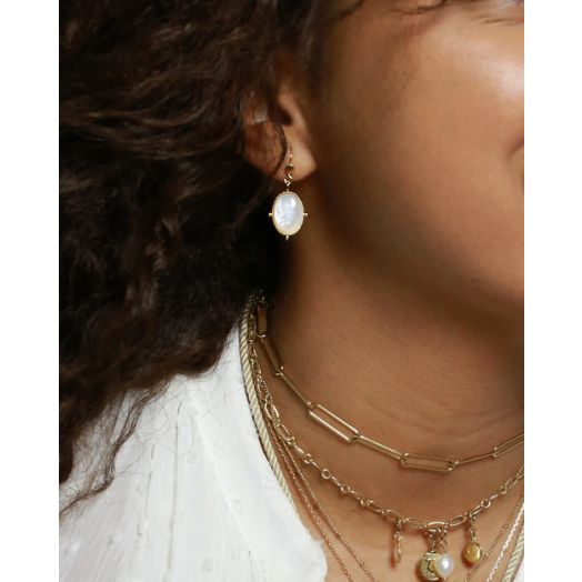 Nilai | Calypso Earrings - White
