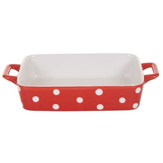 Isabelle Rose | Small Red Dish with Dots