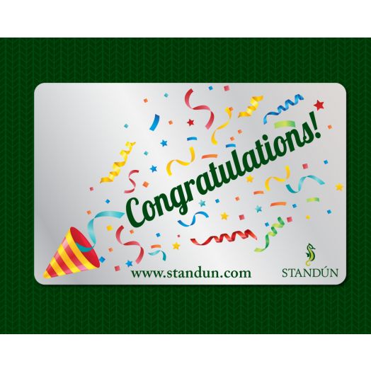 Standún eGift Card: Congratulations