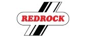 A red rock logo on a white background featuring industrial hose fittings.