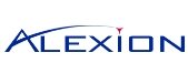 Alexion logo highlighted on a white background featuring hydraulic adapters.