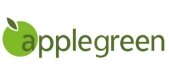 Apple green logo with fluid power solutions.
