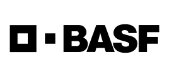 The logo for basf on a white background featuring industrial hose fittings.