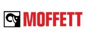 Moffett logo on a white background highlighting hydraulic hose fittings and hose assembly.