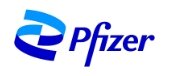 Pfizer logo displayed on a white background.