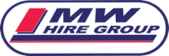 Mw hire group logo offering fluid power solutions