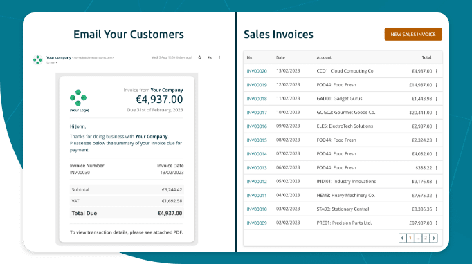 Sales and Invoicing software